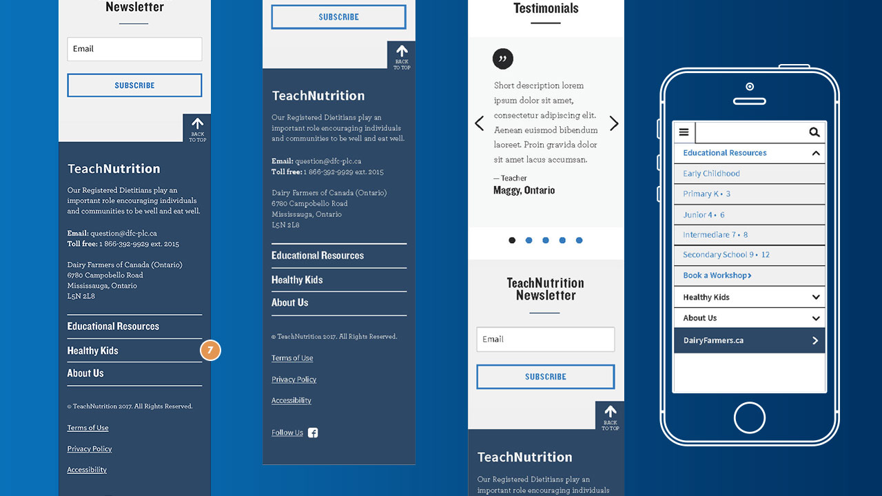 UX mobile screens isometric view