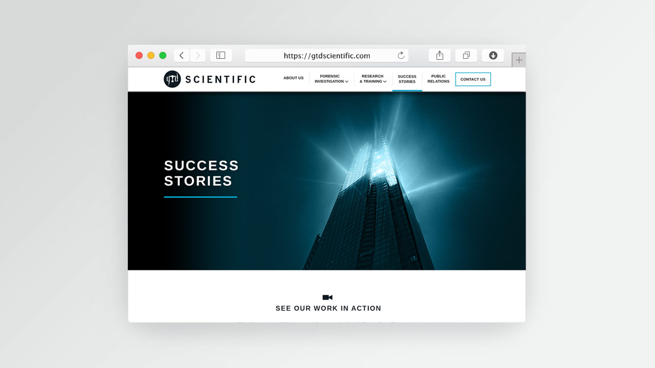 web design gdt scientific